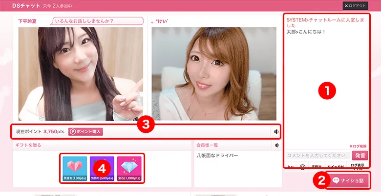 DSチャット